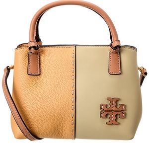 Tory Burch Tan and Cream Crossbody Bag